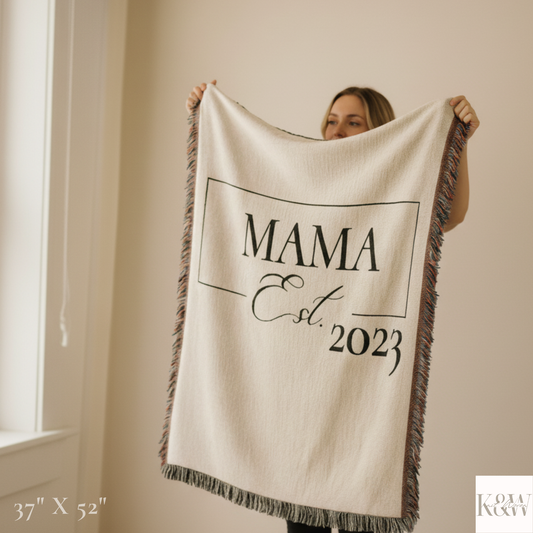 Mama Woven Blanket