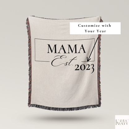 Mama Woven Blanket