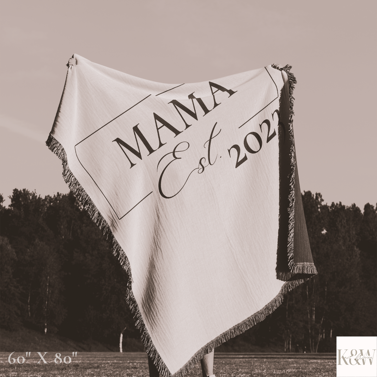 Mama Woven Blanket