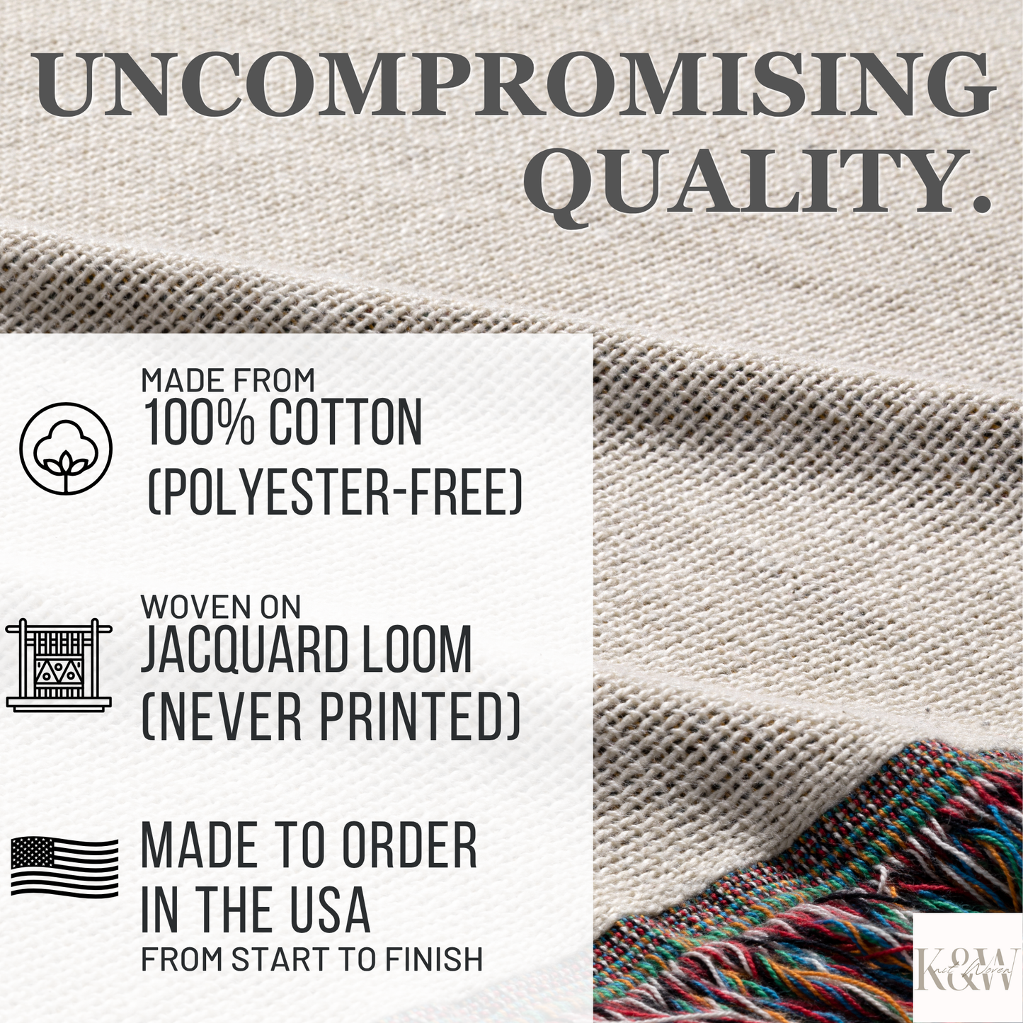Mama Woven Blanket